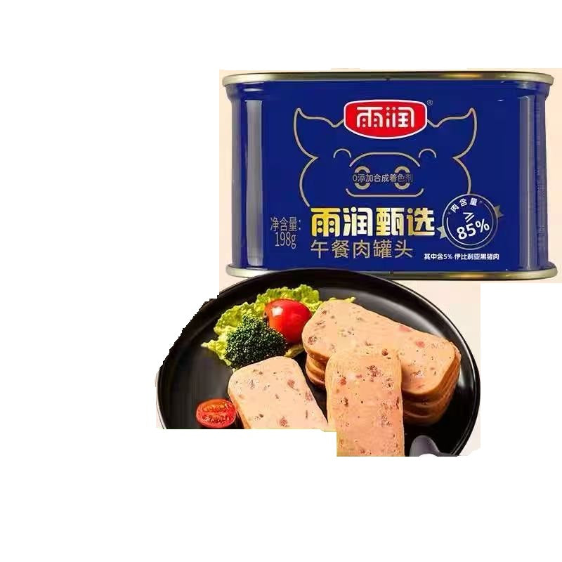 YuRun Premium Pork Ham >85% Meat 198g 雨润午餐肉鸡肉午餐肉