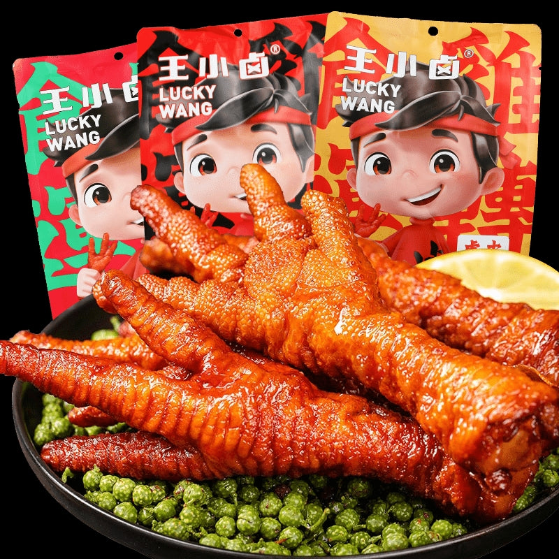 China Lucky Wang Stew Fried Chicken Feet 105g