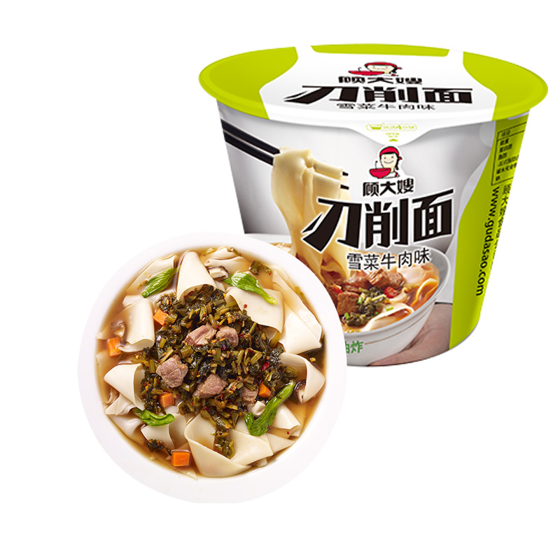 China Madam Gu Sliced noodles Spicy Beef Flavor 顾大嫂刀削面