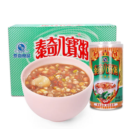 Tai Qi Eight Treasure Congee 370 g package — Case, can and served congee