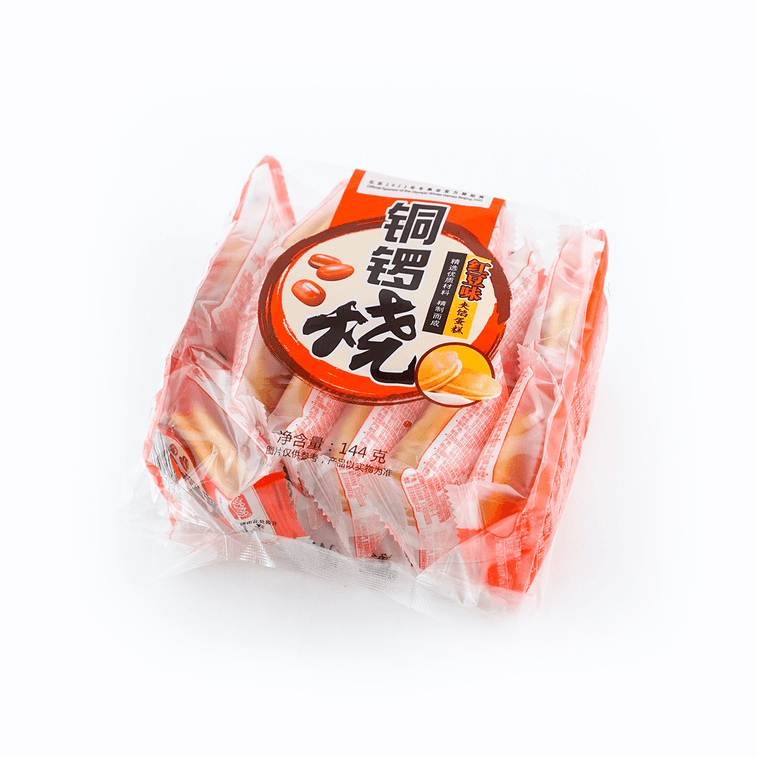 Panpan red bean dorayaki 12 pieces 144 g package — Angled package