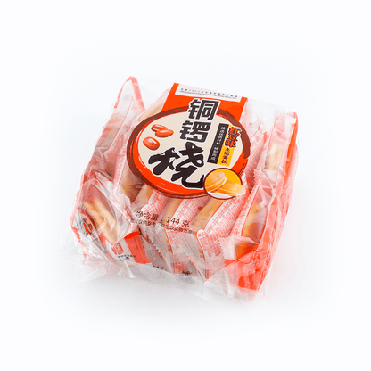 Panpan red bean dorayaki 12 pieces 144 g package — Angled package