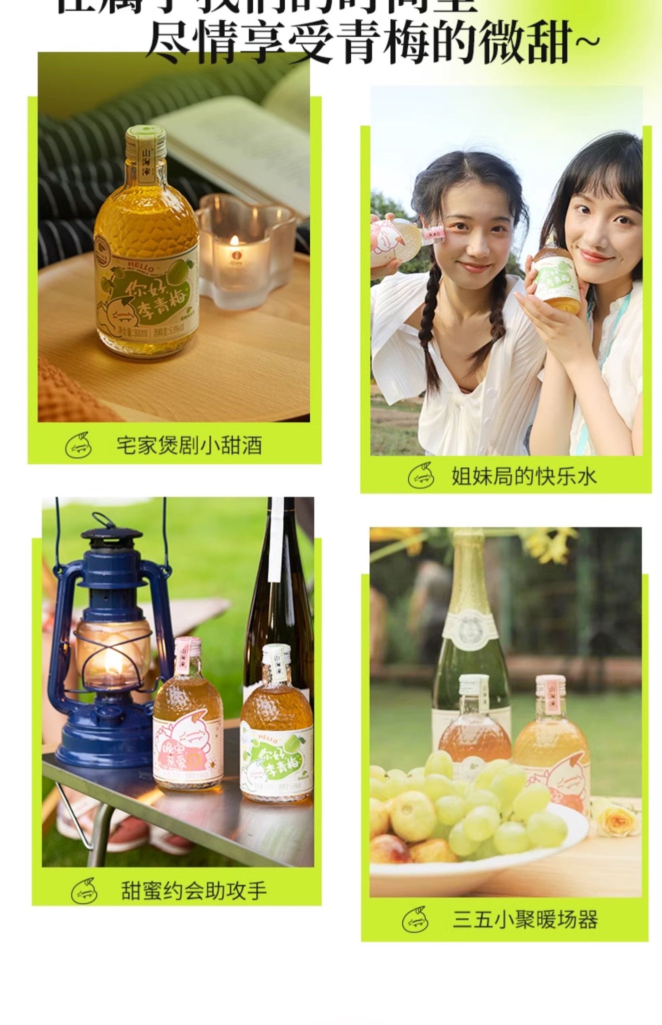 Shan Hai Jin Green Plum Liqueur 300ml