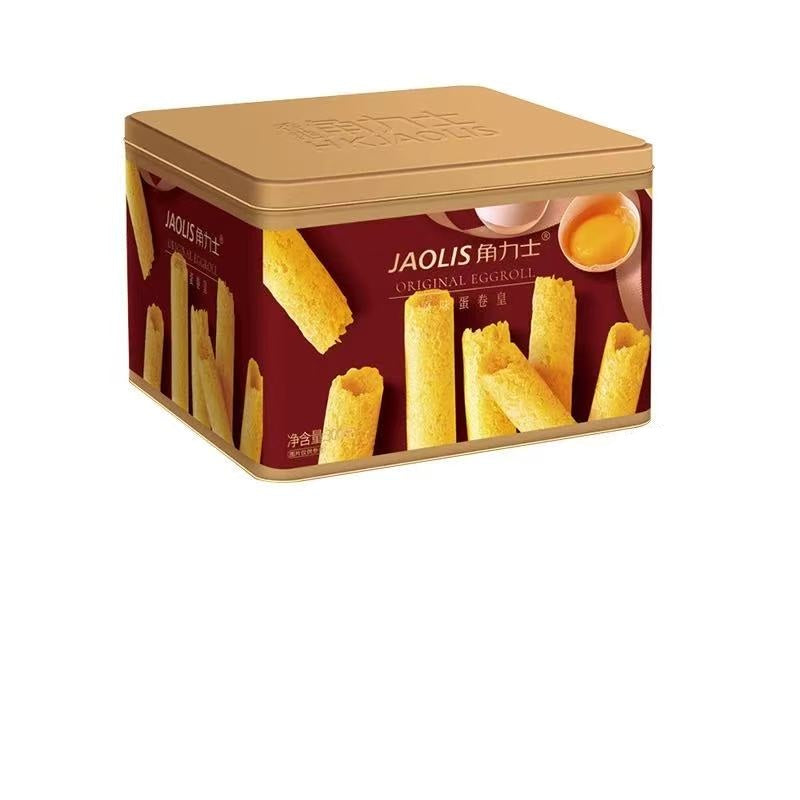 Jaolis Hongkong Royal Egg Rolls Deluxe 300g 香港品牌角力士罐装蛋卷皇