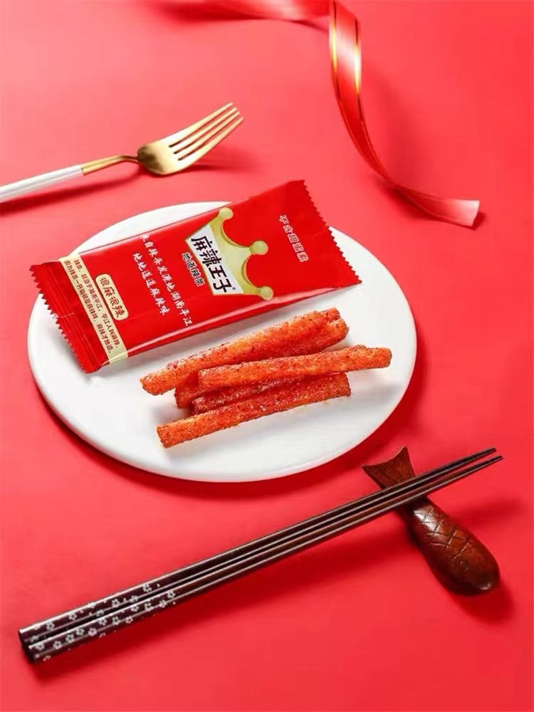China Imported Mala Wang Zi Numb&Spicy Gluten 18g*5pcs 麻辣王子 地道辣条