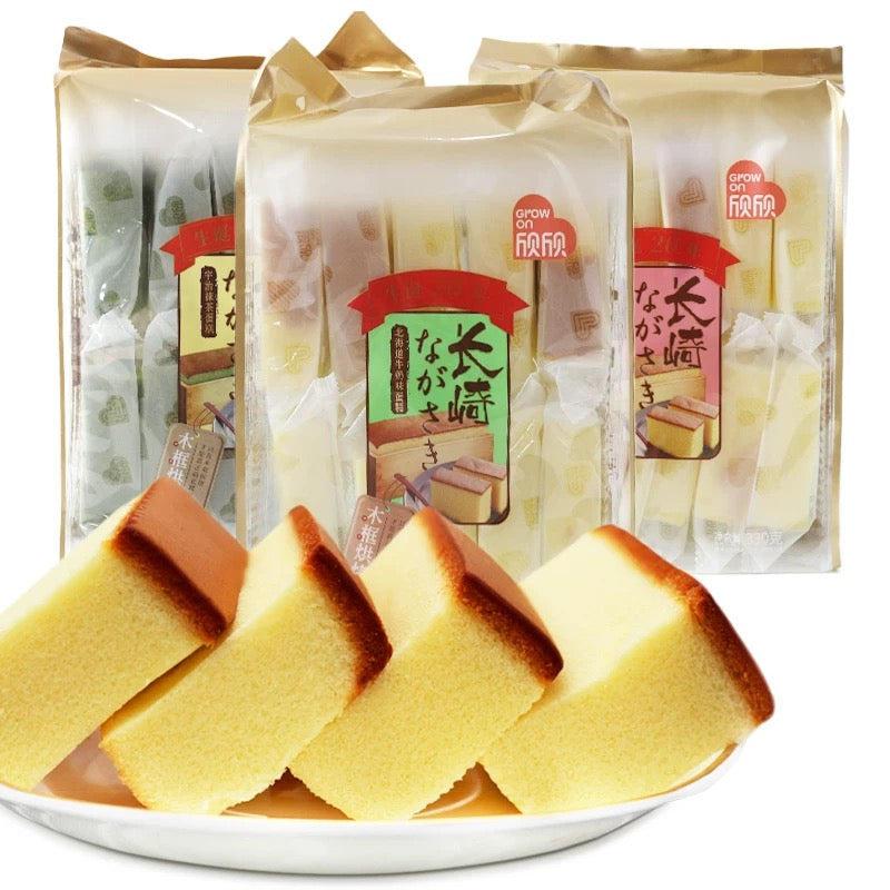 China Imported Grow On Sweet & Soft Hokkaido Milk Nagasaki Cake 268g