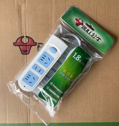 Bull Socket 3 sockets 1.8m 1pc