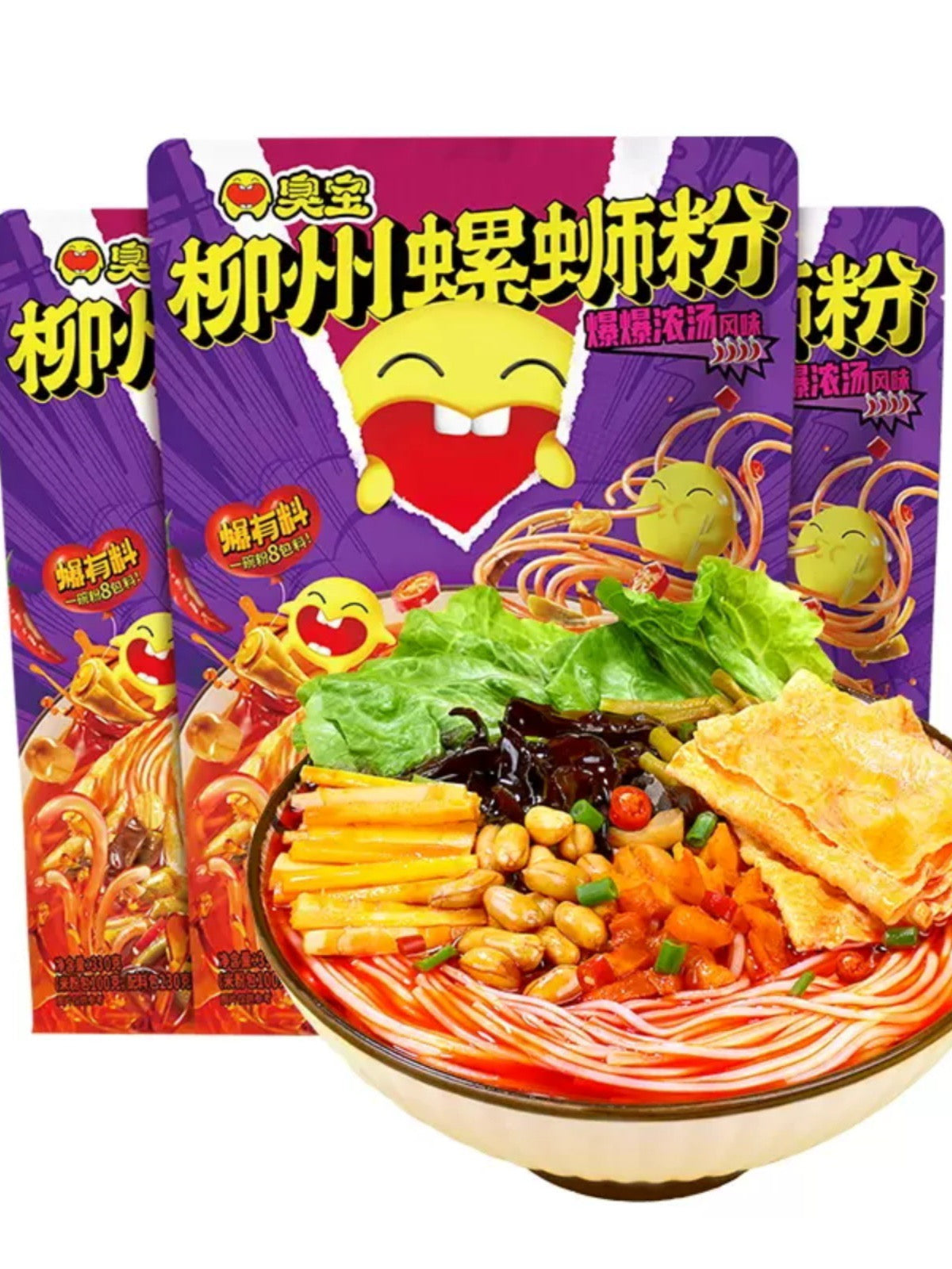 Sam's Club Chou Bao River Snails Noodles 330g 臭宝螺蛳粉