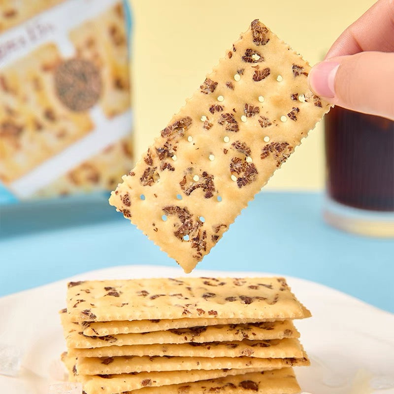Anemon3 Rye Oatmeal Sea Salt Soda Biscuit 180g 山姆 盒马同款 Anemon3黑麦片海盐苏打饼干