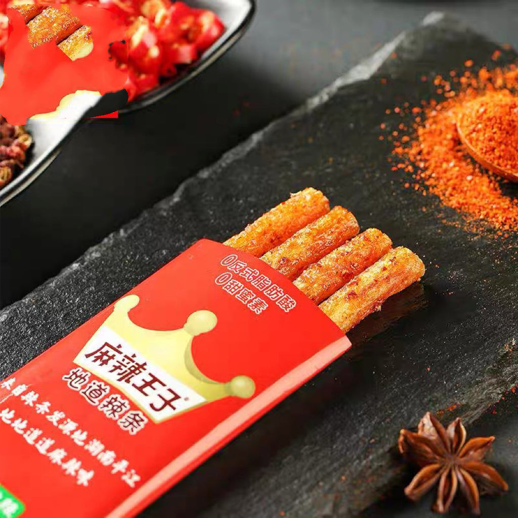 China Imported Mala Wang Zi Numb&Spicy Gluten 18g*5pcs 麻辣王子 地道辣条