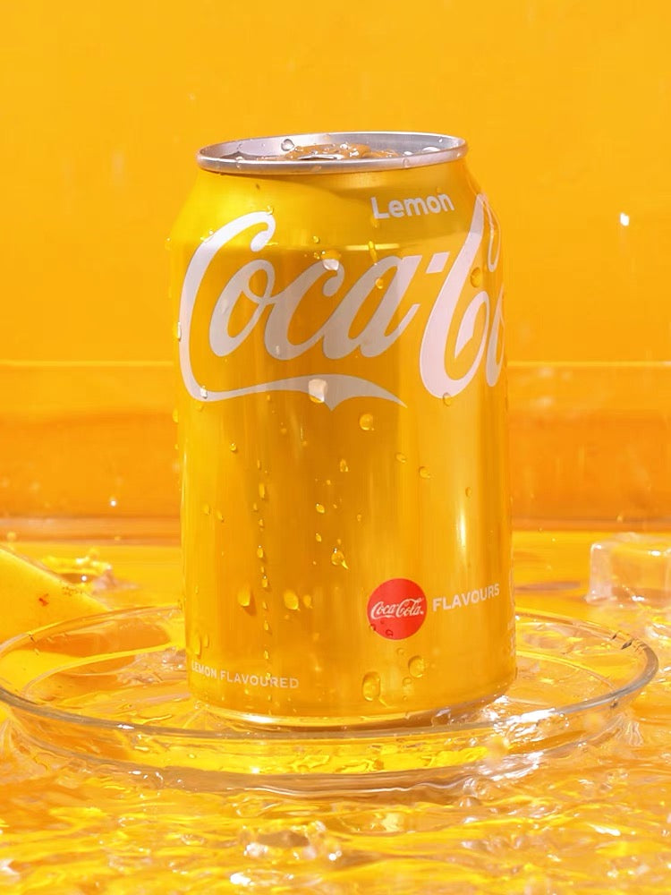 Hongkong Imported Coca Cola Lemon Soda 330ml