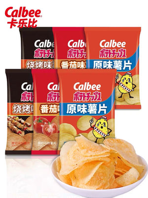 Calbee Potato Chips Original Tomato BBQ Flavor 60g 卡乐比薯片