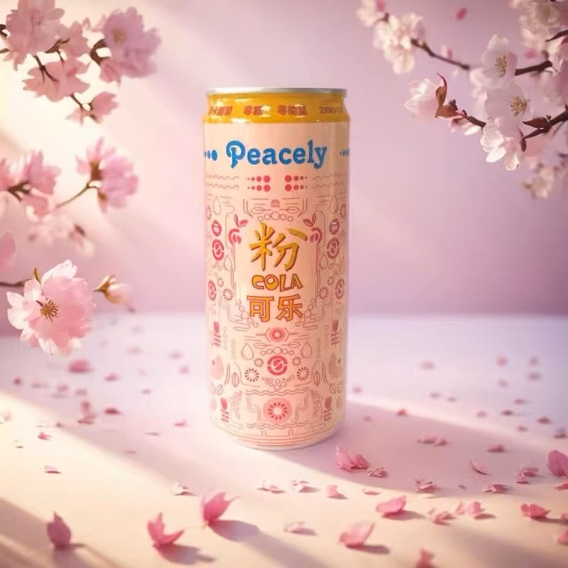 Vietnam Peacely Pink Coca Cola 320ml Calamansi and Sugar Cane Juice 佩思利 粉色可乐/卡曼橘甘蔗汁
