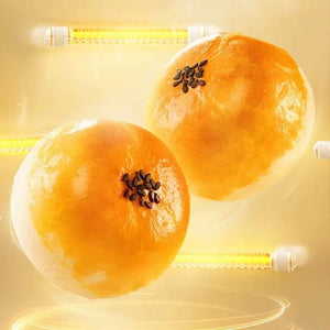 Huamei Low Sugar Egg-Yolk Puff Pastry 4pc 200g 华美低糖红豆蛋黄酥