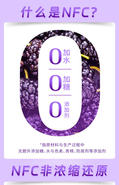 Bao Sang Yuan 100% NFC Mulberry Juice 468ml 0 Sugar Not From Concentrate