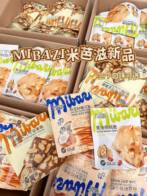 Mibazi Chia Seed Coconut Crisps 80g 米芭滋 奇亚籽椰子脆