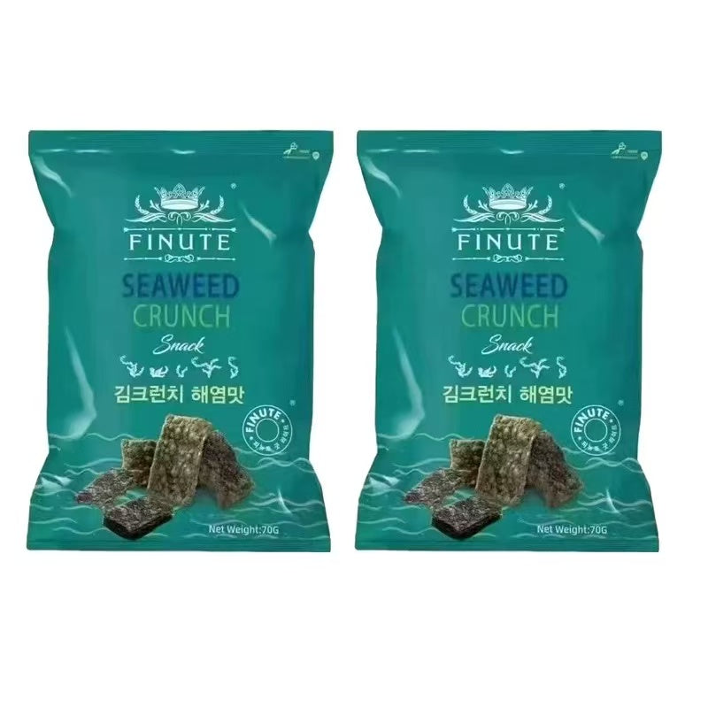 Finute Seaweed Crunch Snack 70g 趣莱福海苔谷物脆 — Yummy Grocery