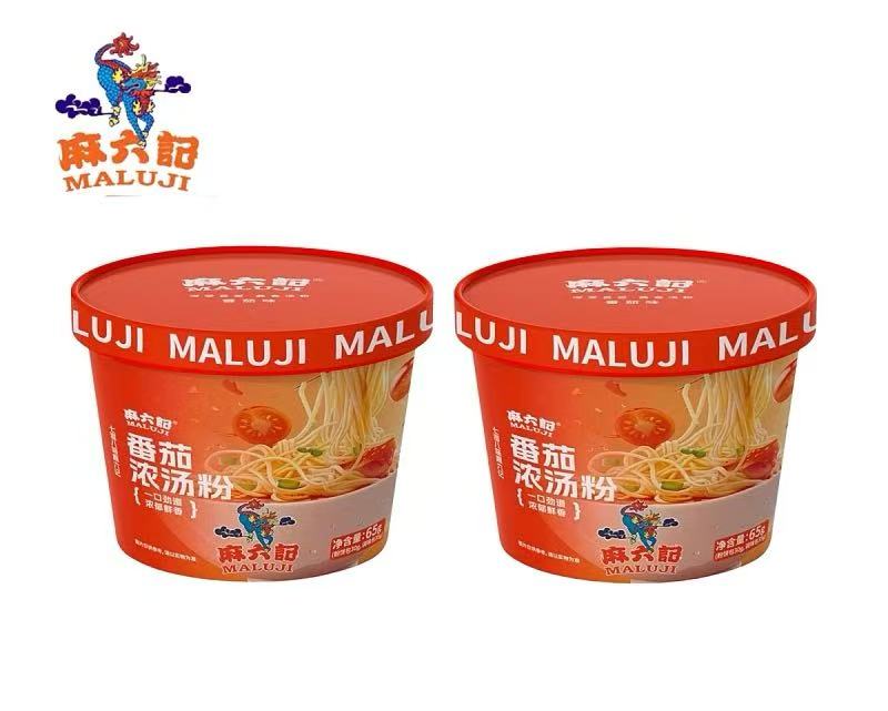 Ma Liu Ji Tomato Sweet Potato Noodles 65g 麻六记 番茄浓汤粉