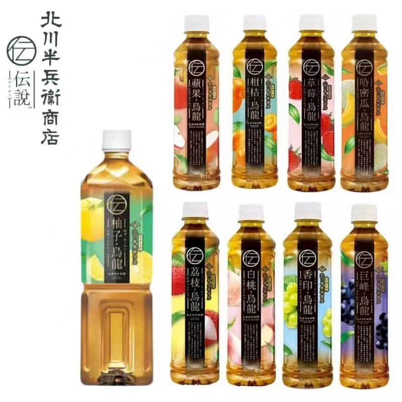 Kitagawahanbee Legend Tea 430ml 香港北川半兵卫传说  水果茶饮