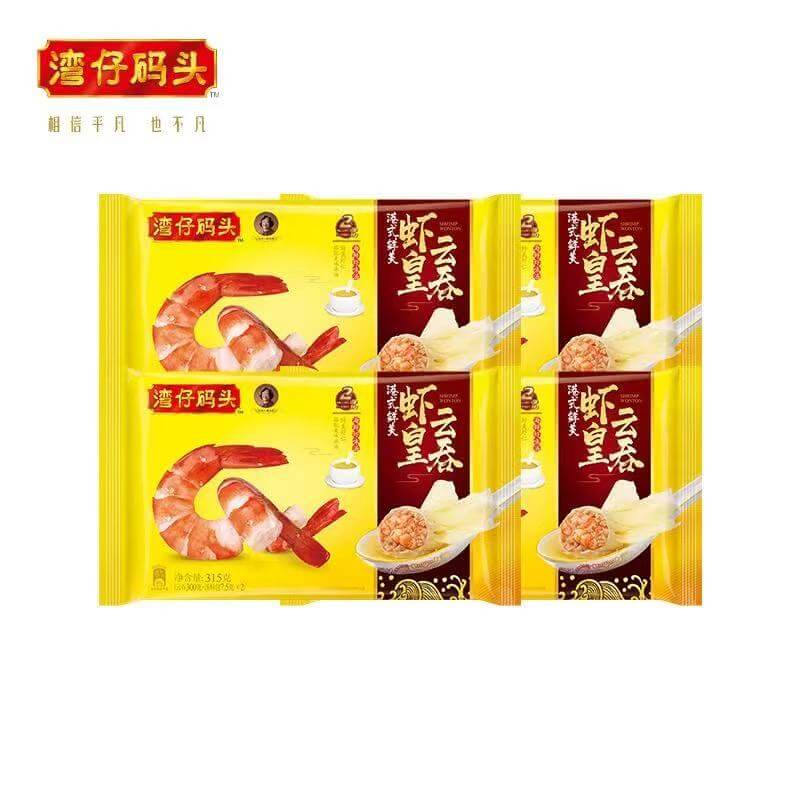 Wan Chai Ferry Hongkong Style Shrimp Wanton 315g 湾仔码头 港式鲜美大虾皇云吞
