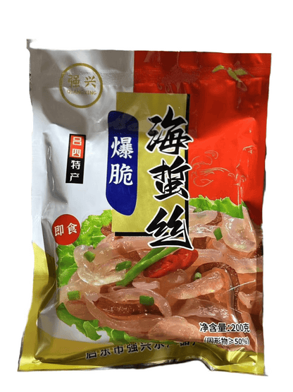 Qiang Xing Ready to eat Jellyfish 200g 爆脆即食海蜇丝