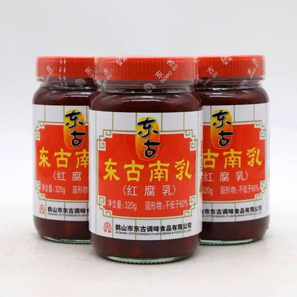 Requesón de frijoles fermentados rojos Dong Gu 320 g 东古南乳 红腐乳