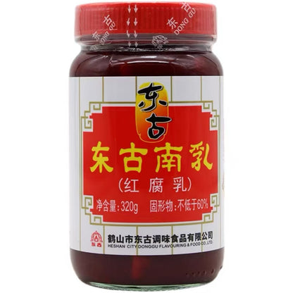 Requesón de frijoles fermentados rojos Dong Gu 320 g 东古南乳 红腐乳