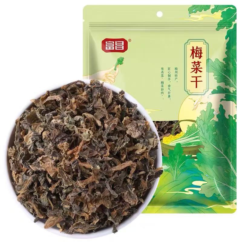 Fuchang Dried Mustard Greens Preserved Vegetable Mei Gan Cai 150g 富昌梅菜干