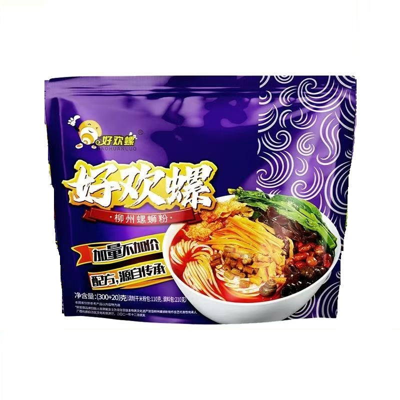 HHL River snails rice noodle (Yellow)400g 好欢螺螺蛳粉 原味 黄袋