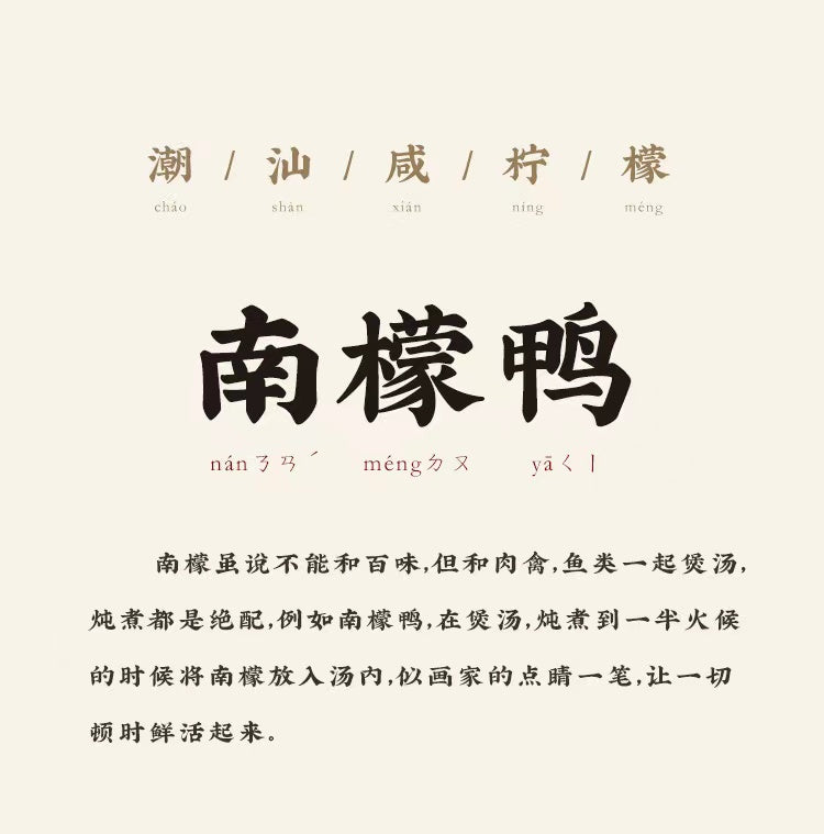 Chao Shan Delicacy Salted Lemon 530g Good Taste with Sprite or Soda water 潮汕集锦 咸柠檬