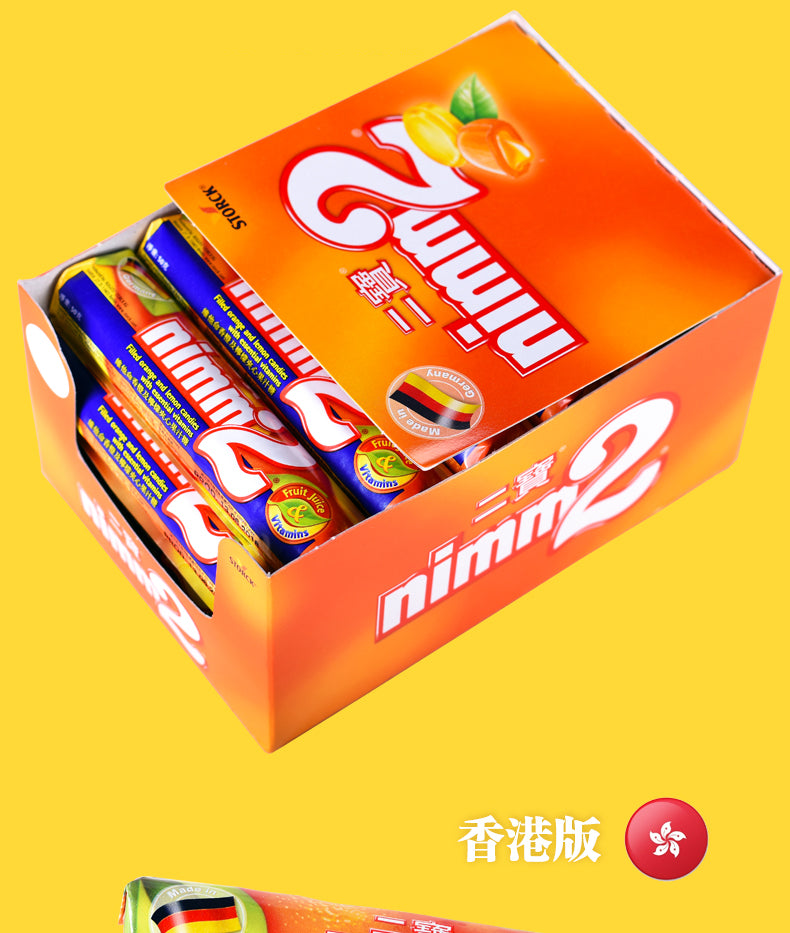 [German No.1] Nimm2 orange candies with vitamins (Orange&Lemon)