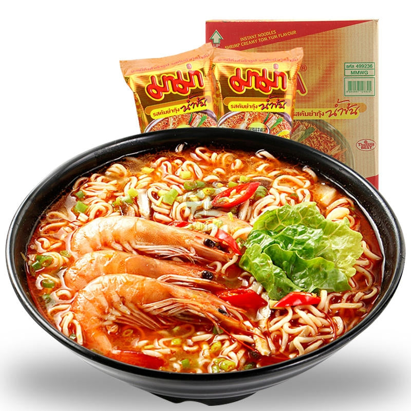 Thai MAMA Oriental Style Instant Noodles Shrimp Tom Yum Flavor 60g