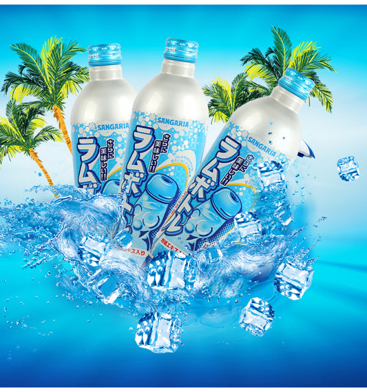 Japan Sangaria Ramu Bottle Ramune Soda