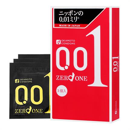 [Japón No.1] Okamoto Condon OKAMOTO 001 Condón estándar 3 piezas.
