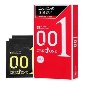 [Japan No.1] Okamoto Condon OKAMOTO 001 Standard CONDOM 3 Pcs.