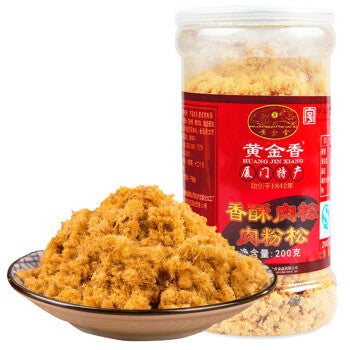 [China Imported] Golden Floss Pork Floss Puff 200g