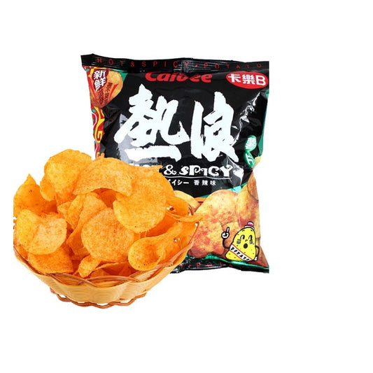 HongKong Calbee Hot & Spicy Potato Chips 105g 热浪薯片