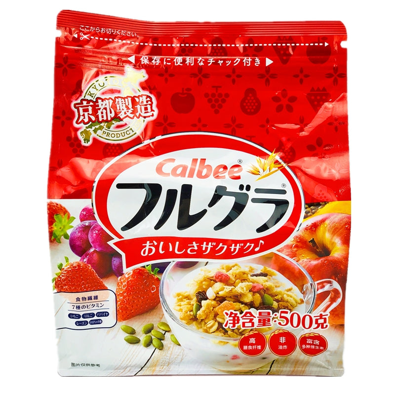[Japón n.° 1] Granola de fruta Calbee importada de Japón, 500 g