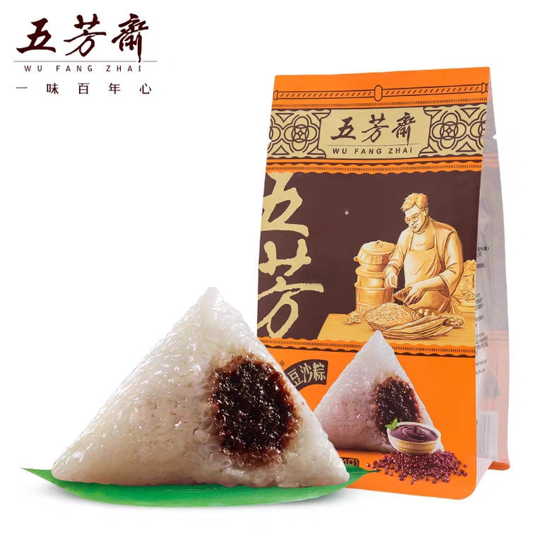 [China Time-Honored Brand] Wu Fang Zhai Egg Yolk Pork Zong Zi 140g*2