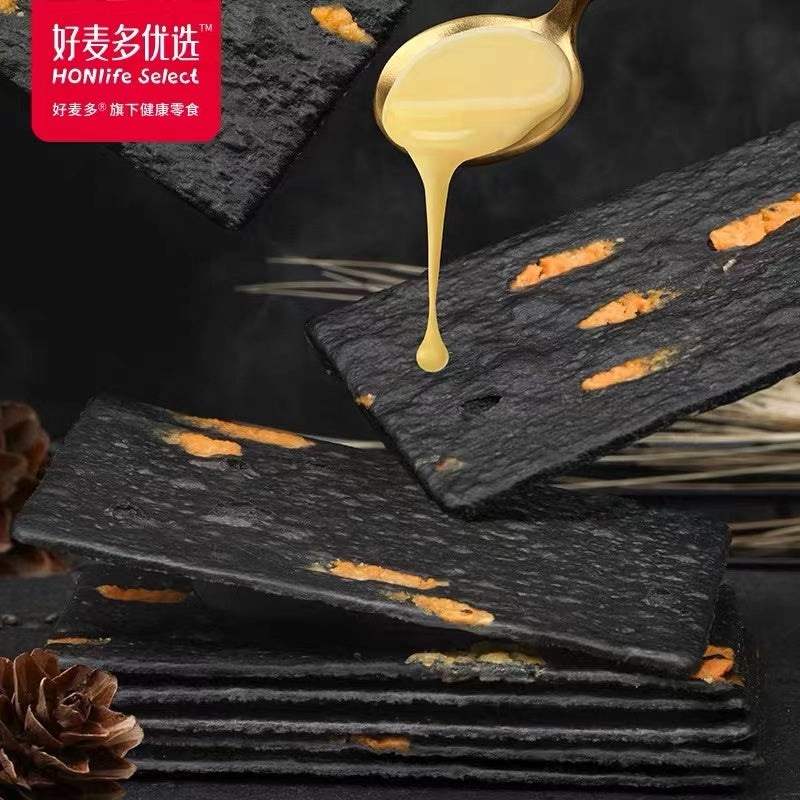 Honlife Chia Seed Black Gold Cheese Biscuits  110g 好麦多奇亚籽黑金芝士脆