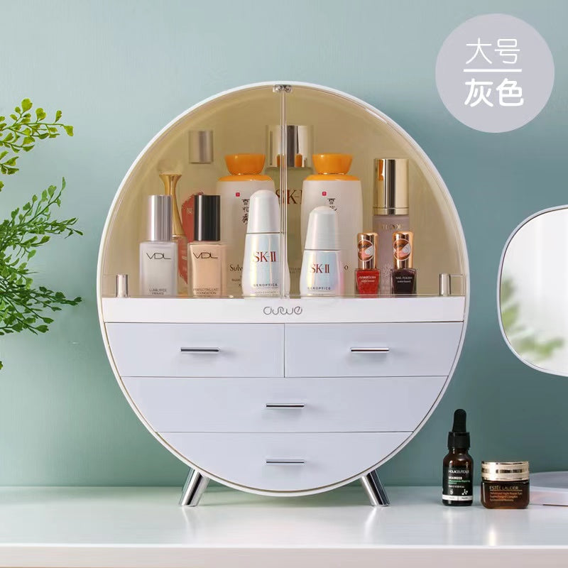 Caja de almacenamiento de maquillaje 1 pieza 时光机 抖音网红同款化妆品收纳盒