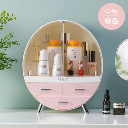 Caja de almacenamiento de maquillaje 1 pieza 时光机 抖音网红同款化妆品收纳盒
