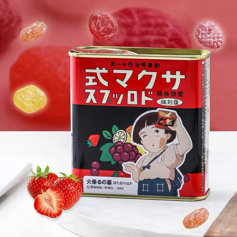 Japan Sakuma Mixed Fructose Goodbye Ghibli Firefly Tomb Fruit Candy 115g 日本佐久间 萤火虫之墓什锦糖果