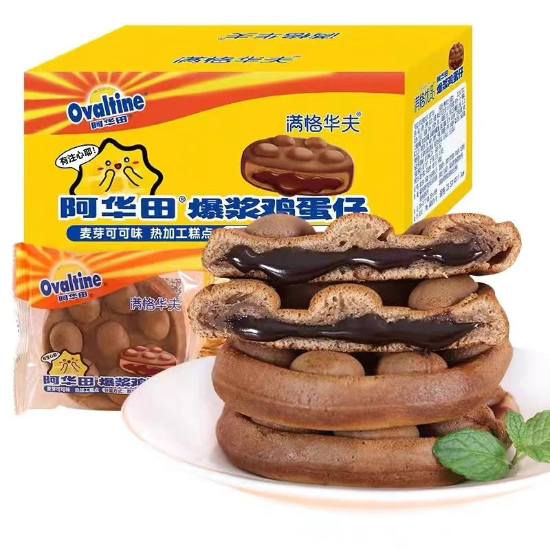 Ovaltine Hong Kong Style Egg Puff Chocolate Filling  阿华田满格华夫爆浆鸡蛋仔