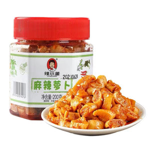La Xiao Dong Numb&Spicy Dried Radish 200g 辣小董 萝卜干