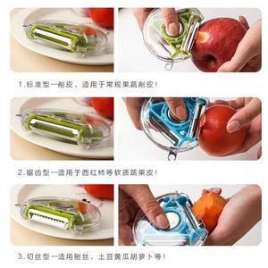 She Li 3 in 1 Multi Function Peeler 1 pc 舍里 多功能削皮器