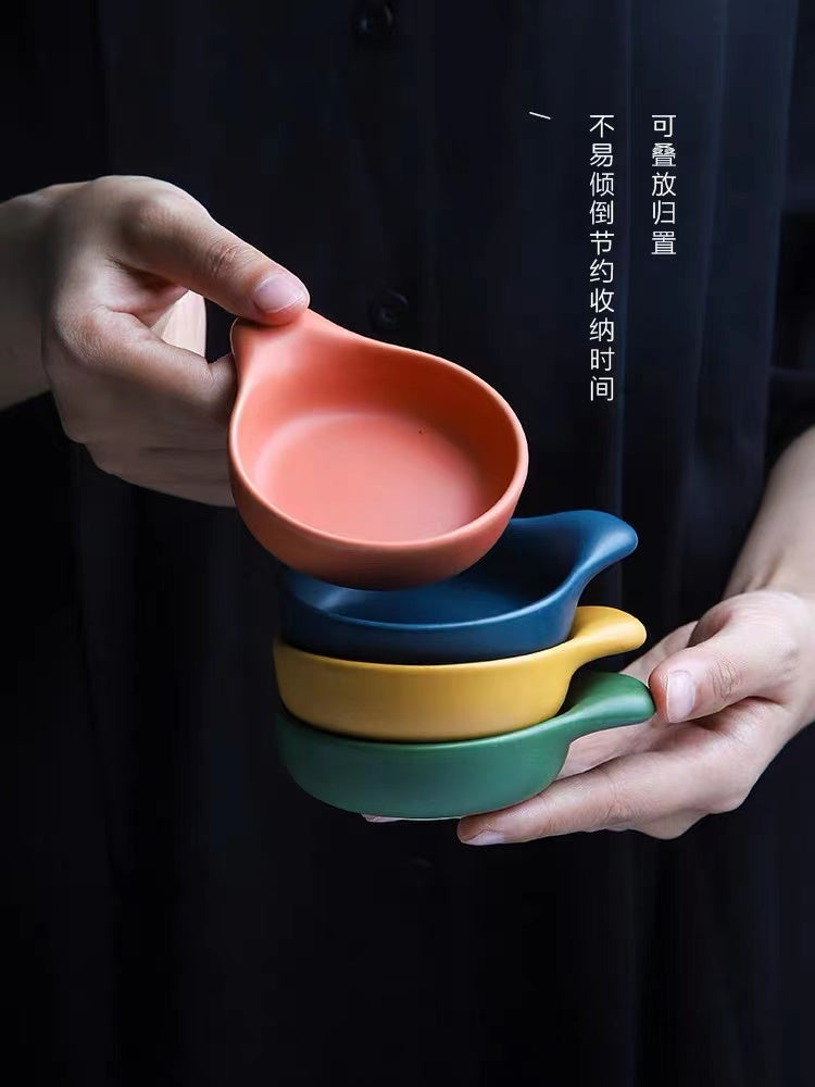 She Li High Quality Heat Resistant Sauce Bowl Blue 1pc 舍里 北欧陶瓷蘸料碟