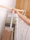 Ecoco Multifunctional Trousers Pants Rack Multi-layer Clothes Hanger 1pc 意可可 折叠裤架