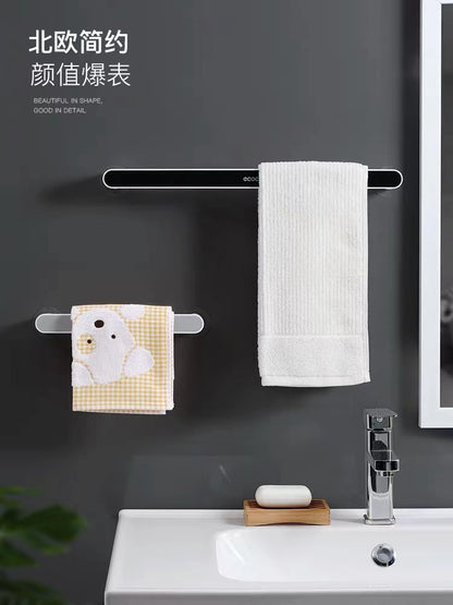 Ecoco Ganchos adhesivos para toallas de baño Ganchos adhesivos para zapatos 1 pieza 意可可 吸盘置物架