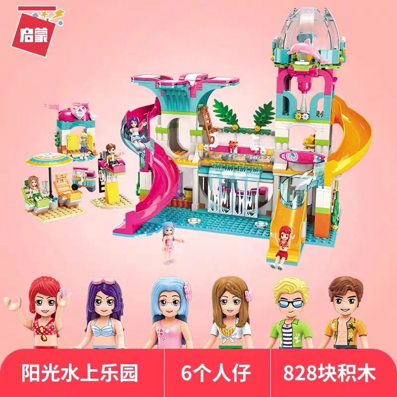 Enlighten Lego Toy Shirley Sunny Water Park Bricks 2022 启蒙 阳光水上乐园